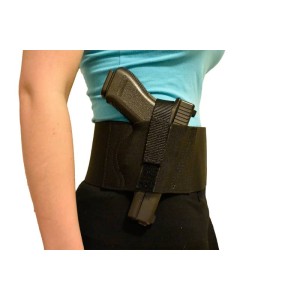 Unisex Basic Concealed Carry Belly Band Holster (Fits Compact-Full) 